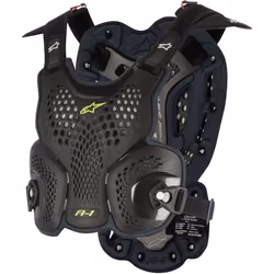 Alpinestars A-1 Protecteur de poitrine 2016, noir, taille XL 2XL pour Hommes