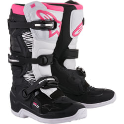 Alpinestars 2013218-130-6 Chaussure de moto Mâle Adulte Noir, Rose, Blanc
