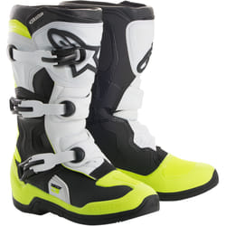 Alpinestars 2014018-125-7 Chaussure de moto Mâle Adulte Noir, Blanc, Jaune