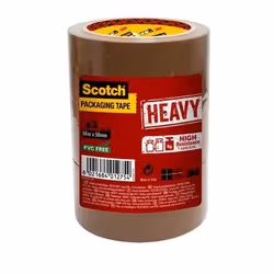 Scotch 7100094375, 66 m, Marron, Carton, 50 mm, 0,057 mm, 3 pièce(s)