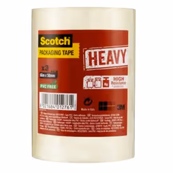 Scotch Heavy, Jaune, Emballage, 66 m, 50 mm