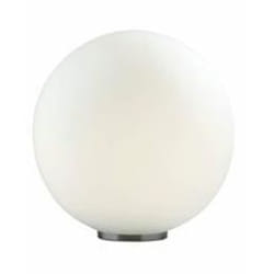 Ideal Lux MAPA TL1 D40 lampe de table E27 Nickel, Blanc