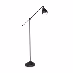 Ideal Lux Newton pt1, Noir, IP20, II, E27, 1 ampoule(s), 60 W