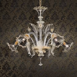 Ideal Lux RIALTO SP8 éclairage de plafond Ambre E14