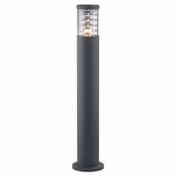 Ideal Lux Tronco PT1 Big, Éclairage de plancher extérieur, Noir, Aluminium, Verre, IP44, Entrée, Transparent