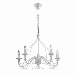 Ideal Lux CORTE SP5 éclairage de plafond Blanc E14