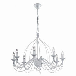 Ideal Lux CORTE SP8 éclairage de plafond Blanc E14