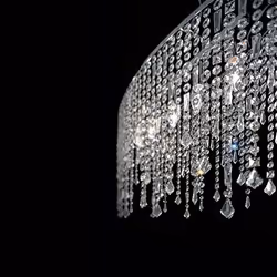 Ideal Lux RAIN SP5 éclairage de plafond Chrome E14