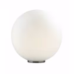 Ideal Lux MAPA TL1 D30, Blanc, Verre, Métal, Chambre à coucher, Salon, IP20, E27, 1 ampoule(s)