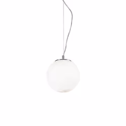 Ideal Lux MAPA SP1 D20, Surface, Nickel, Blanc, Blanc, Verre, Métal, Verre, Cuisine
