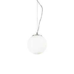 Ideal Lux MAPA SP1 D20 éclairage en suspension Surface E27 Nickel, Blanc