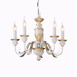 Ideal Lux Firenze SP5, 5 ampoule(s), E14, IP20, Or, Blanc
