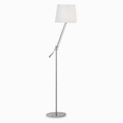 Ideal Lux REGOL PT1 NICKEL éclairage au sol E27 60 W Nickel, Blanc