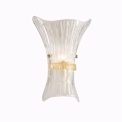 Ideal Lux FIOCCO AP1 BIG, Surface, 1 ampoule(s), E27, IP20, Ambre, Transparent