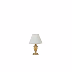 Ideal Lux DORA TL1 SMALL, Or, Métal, Résine, Chambre à coucher, Chambre d'enfant, Salon, IP20, E14, 1 ampoule(s)