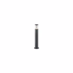 Ideal Lux Tronco PT1 Big, Éclairage de plancher extérieur, Anthracite, Aluminium, Verre, IP44, Entrée, Transparent
