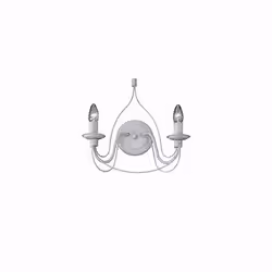 Ideal Lux CORTE AP2, Surface, 2 ampoule(s), E14, IP20, Blanc
