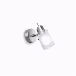 Ideal Lux Elis AP1, Surface, 1 ampoule(s), E14, IP20, Chrome, Transparent