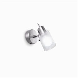 Ideal Lux Elis AP1 Chrome, Transparent Adapté à une utilisation à l'intérieur E14 40 W