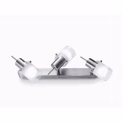 Ideal Lux Elis AP3, Surface, 3 ampoule(s), E14, IP20, Chrome, Transparent
