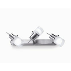 Ideal Lux Elis AP3 Chrome, Transparent Adapté à une utilisation à l'intérieur E14 40 W