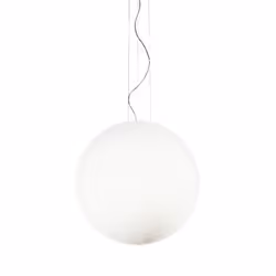 Ideal Lux MAPA SP1 D50, Surface, Nickel, Blanc, Blanc, Verre, Métal, Verre, Cuisine