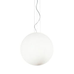 Ideal Lux MAPA SP1 D50 éclairage en suspension Surface E27 Nickel, Blanc