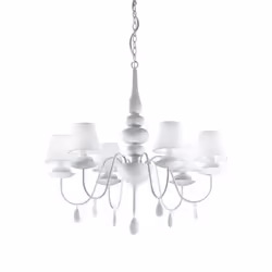 Ideal Lux BLANCHE SP6, 6 ampoule(s), E14, IP20, Blanc