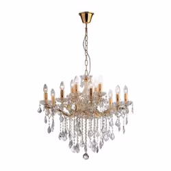 Ideal Lux FLORIAN SP12, 12 ampoule(s), E14, IP20, Or
