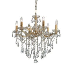 Ideal Lux FLORIAN SP6 éclairage de plafond Or E14