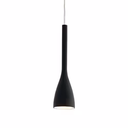 Ideal Lux FLUT SP1 SMALL, 1 ampoule(s), E14, IP20, Noir