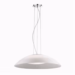 Ideal Lux LENA SP3 D64, 3 ampoule(s), E27, IP20, Chrome, Blanc