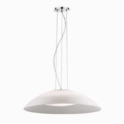 Ideal Lux LENA SP3 D64 éclairage de plafond Chrome, Blanc E27