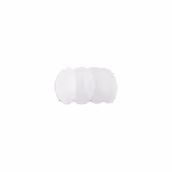 Cadre en métal. Diffuser composé d'éléments circulaires en plaque de verre incurvée et acide L 340 x H 170 x P 180 mm max 2 x ...