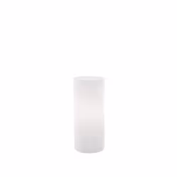 Ideal Lux EDO TL1 SMALL, Blanc, Verre, Métal, Chambre à coucher, Salon, IP20, E27, 1 ampoule(s)