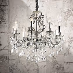 Ideal Lux GIOCONDA SP8 éclairage de plafond Argent E14
