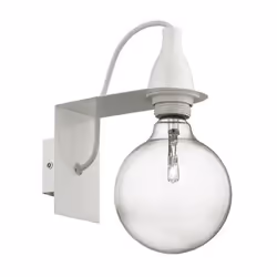 Ideal Lux MINIMAL AP1, Surface, 1 ampoule(s), E27, IP20, Blanc