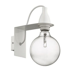 Ideal Lux MINIMAL AP1 Blanc Adapté à une utilisation à l'intérieur E27 70 W