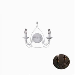 Ideal Lux CORTE AP2 Marron Adapté à une utilisation à l'intérieur E14