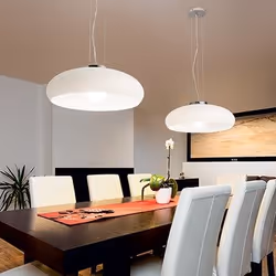 Ideal Lux ARIA SP1 D50 éclairage en suspension Surface E27 Chrome, Blanc