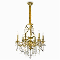 Ideal Lux GIOCONDA SP6 éclairage de plafond Or E14