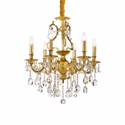 Ideal Lux GIOCONDA SP8, 8 ampoule(s), E14, IP20, Or