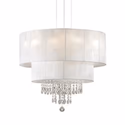 Ideal Lux Opera SP6, 6 ampoule(s), E27, IP20, Blanc