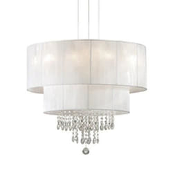 Ideal Lux Opera SP6 éclairage de plafond Blanc E27
