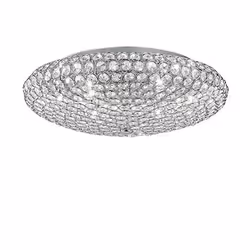 Ideal Lux KING PL9, 9 ampoule(s), Halogène, G9, IP20, Chrome