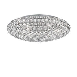Ideal Lux KING PL9 éclairage de plafond Chrome G9 Halogène