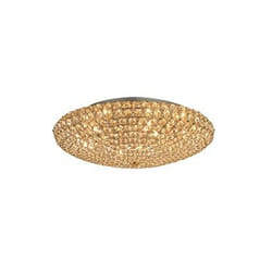 Ideal Lux KING PL9 éclairage de plafond Or G9 Halogène