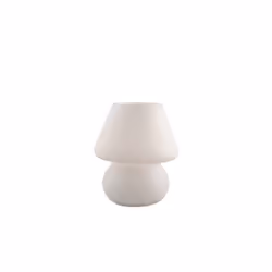 Ideal Lux PRATO TL1 SMALL, Blanc, Verre, Chambre à coucher, Chambre d'enfant, Salle à manger, Salon, IP20, II, E27
