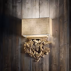 Ideal Lux PETER AP2 Bois Adapté à une utilisation à l'intérieur E14