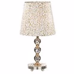 Ideal Lux Queen TL1 Medium, Or, Métal, Chlorure de polyvinyle, Chambre à coucher, IP20, E27, 1 ampoule(s)